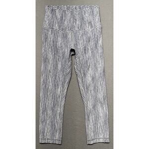 Lululemon Wunder Under Hi‎ Rise Crop Grey Size 6 Legging Athletic Pants Yoga Gym
